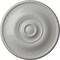 Ekena Millwork Jefferson Ceiling Medallion (Fits Canopies up to 2 7/8"), Hand-Painted Frost, 11 3/4"OD x 3/8"P CM12JEFRF - alternate 1